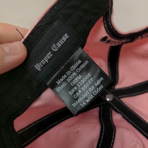 Ice Cold Ice Cream Slideback Hat Pink OSFM Adjustable Embroidered Proper Cause - Picture 7 of 7